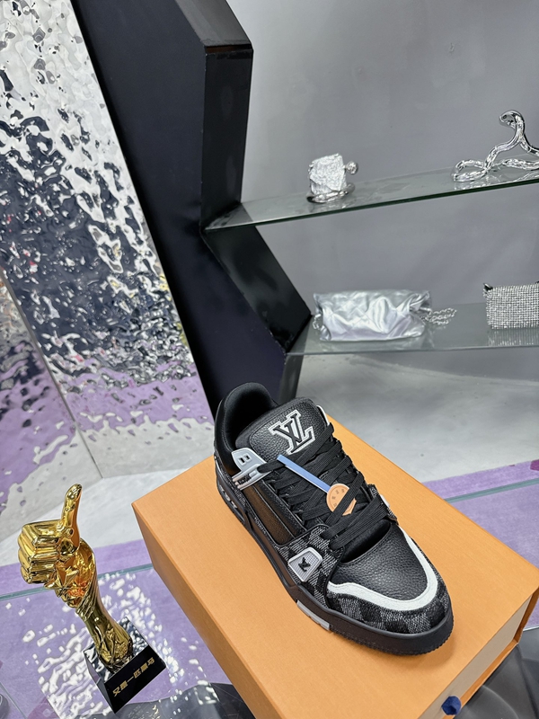 ルイヴィトン靴素材ディテール